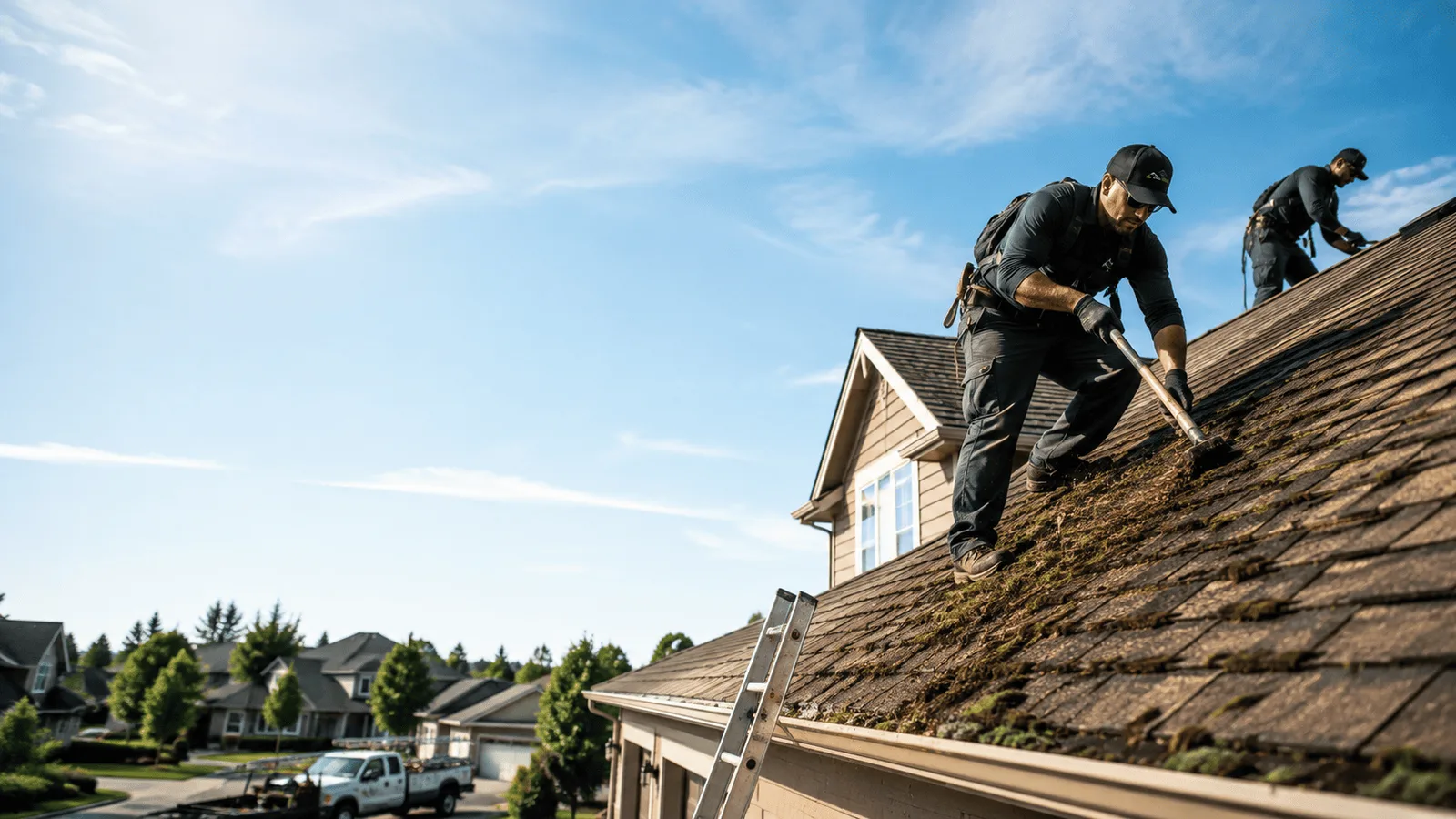 Roof Moss Removal in Flatwoods, WV near me